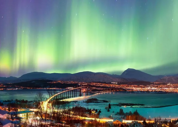 דירה Luxurious Arctic Aurora Apartment טרומסה